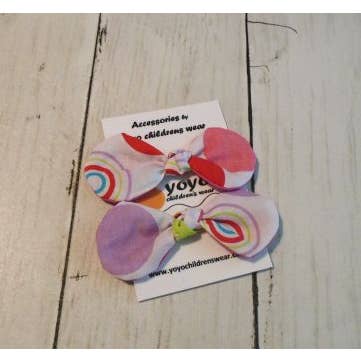 Circles Pastel Hair Bobbles for wholesale by Yoyo Children's Wear