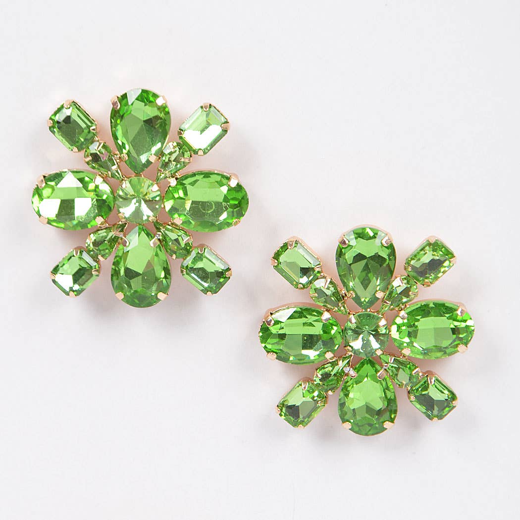 3AM BY H&D ACCESSORIES – wholesale Stud/post earrings – Multi Rhinestone Stud Earring1