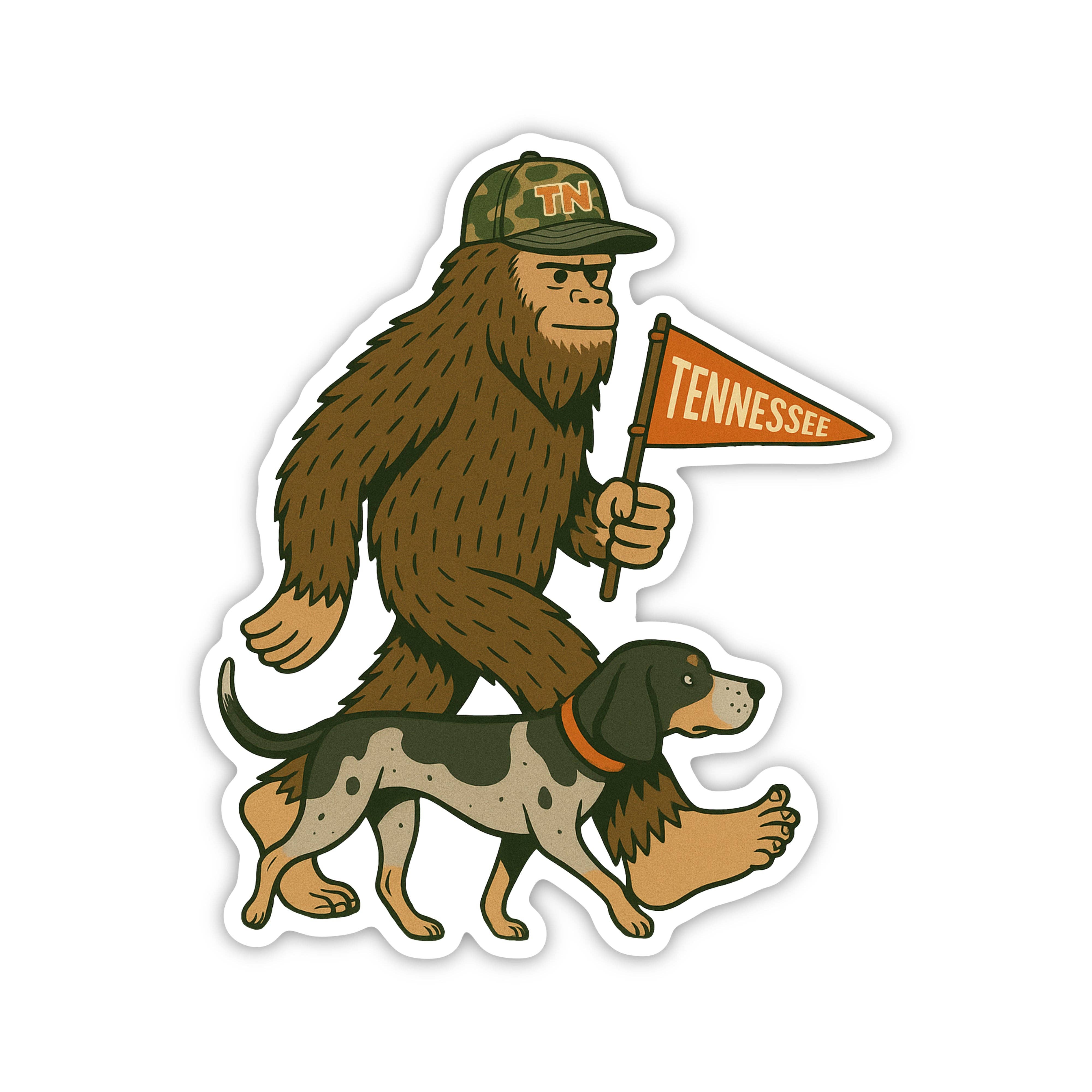 Tennessee Outfitters - Vendita all'ingrosso Adesivo - Adesivo per il giorno del gioco di Bigfoot