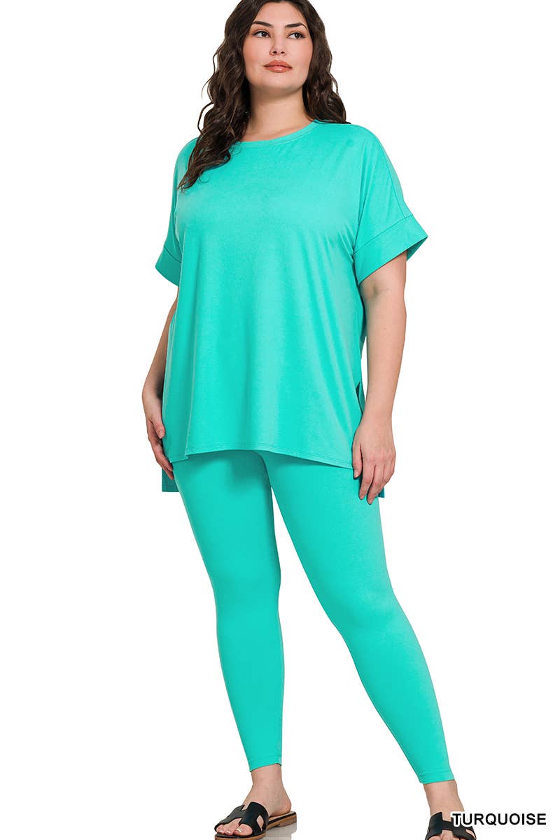42POPS - Wholesale Lounge Set - Women's - `.Plus Microfiber Loungewear Set78