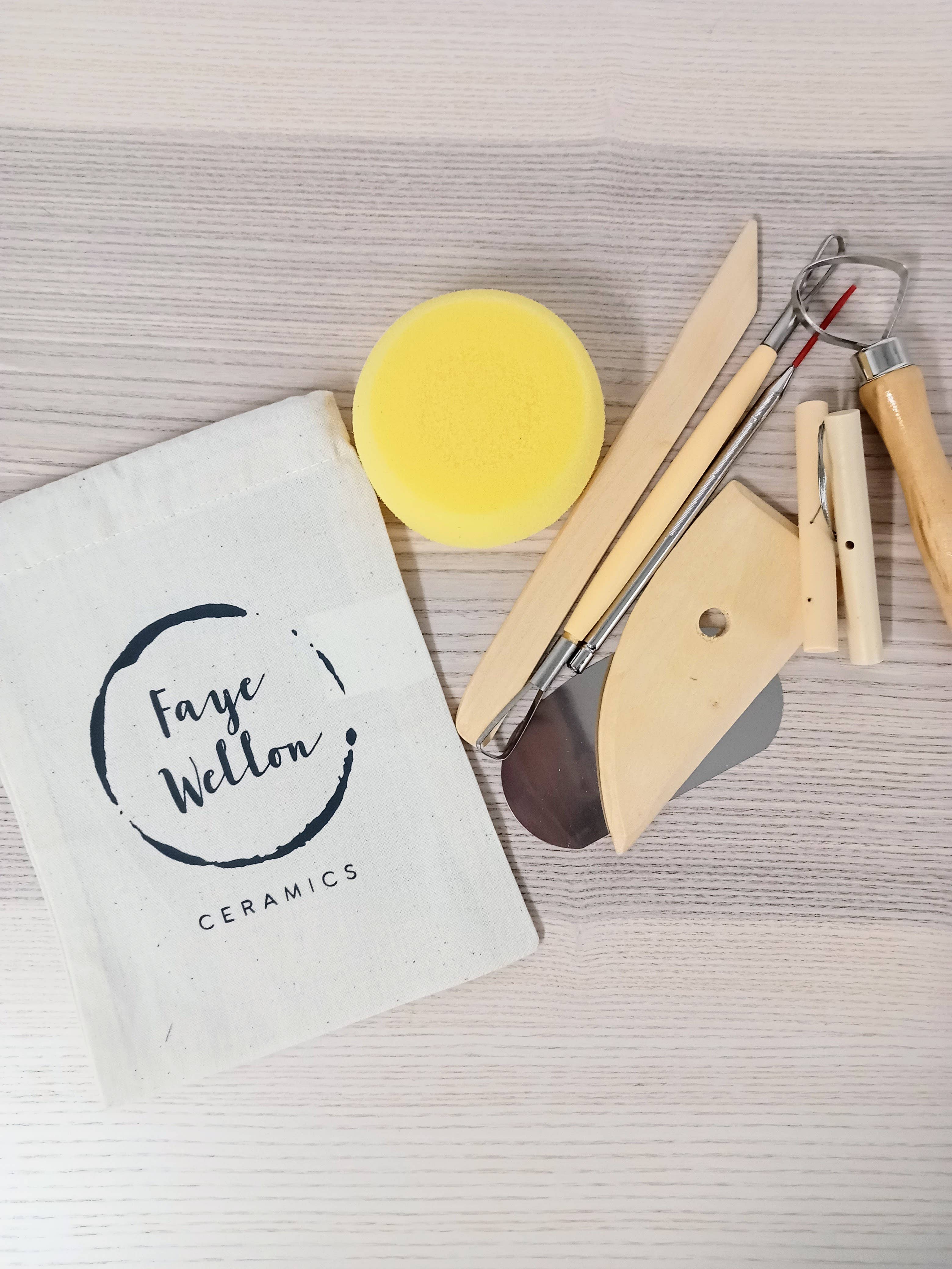 Faye Wellon Ceramics - Wholesale DIY Craft Kit - Pottery Tools (Set of 8)4