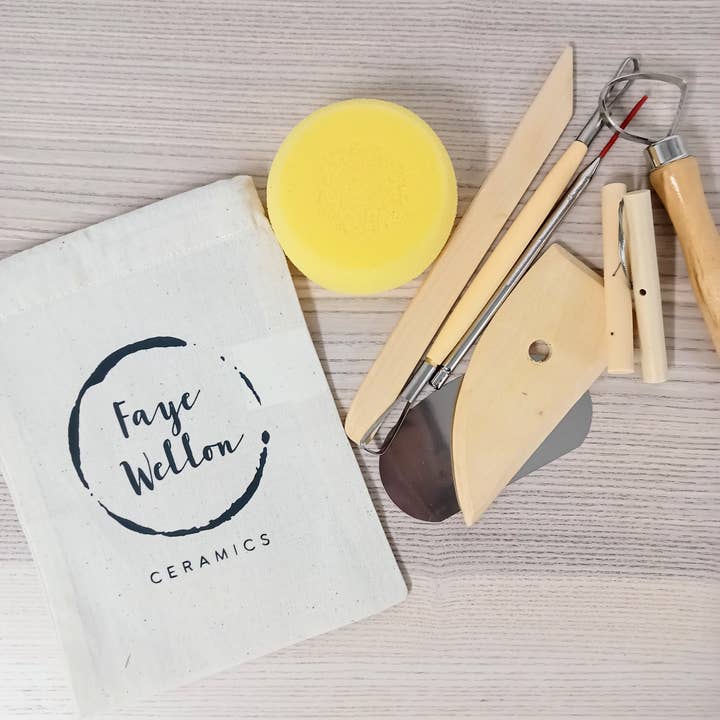 Faye Wellon Ceramics - Wholesale DIY Craft Kit - Pottery Tools (Set of 8)4