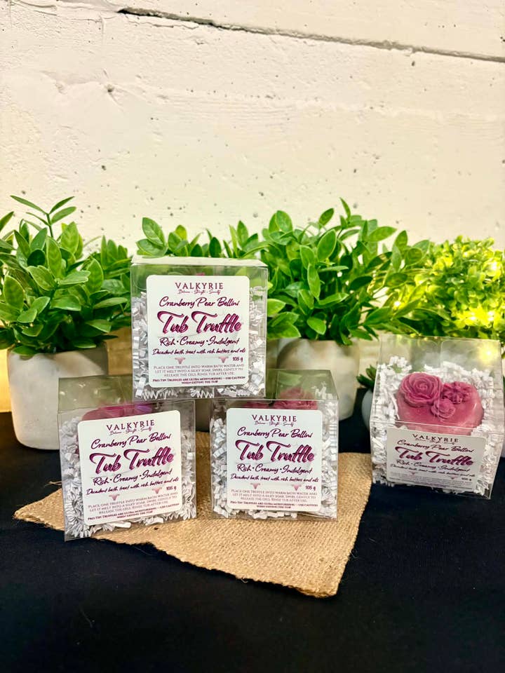 Tub Truffles - Cranberry Pear Bellini for wholesale by Valkyrie Global