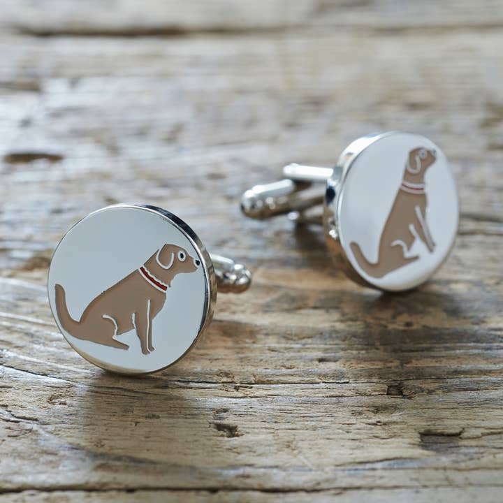 Manchetknopen - Golden Retriever voor wholesale door Sweet William Designs