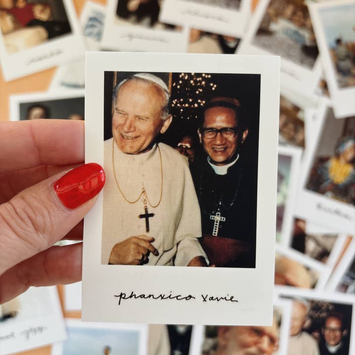 January Jane Shop - Wholesale Religious Card - Saint Polaroid Minis Color Pack10