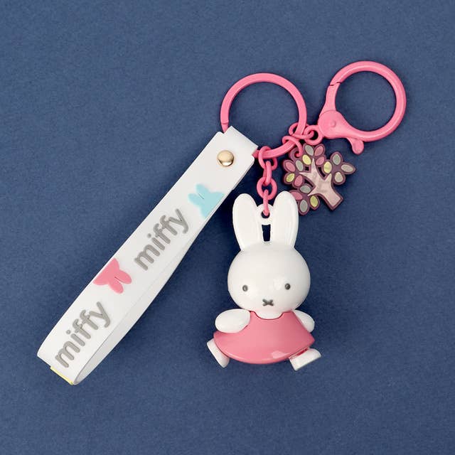 K-Wonderland – wholesale Keychain – Women's – Miffy Figure Keyring & Charm – Pastel & Fruits Random11