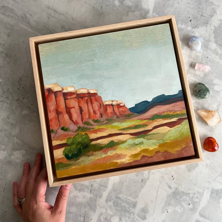 Ghost Ranch, Nouveau-Mexique - ENCADRÉ pour la vente par Pattern Co