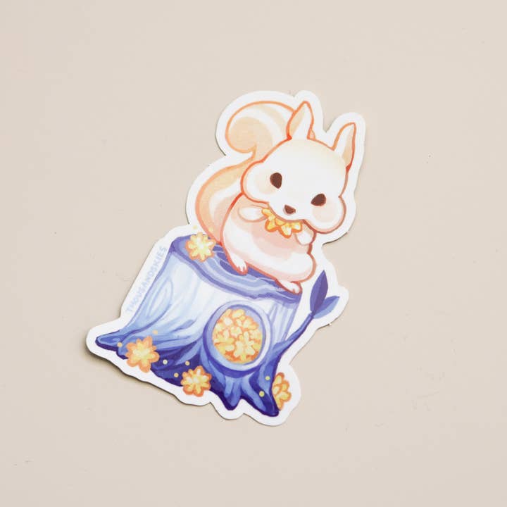 Thousand Skies - Wholesale Sticker - Vinyl Sticker (Holographic) Squirrel and the Fallen Stars