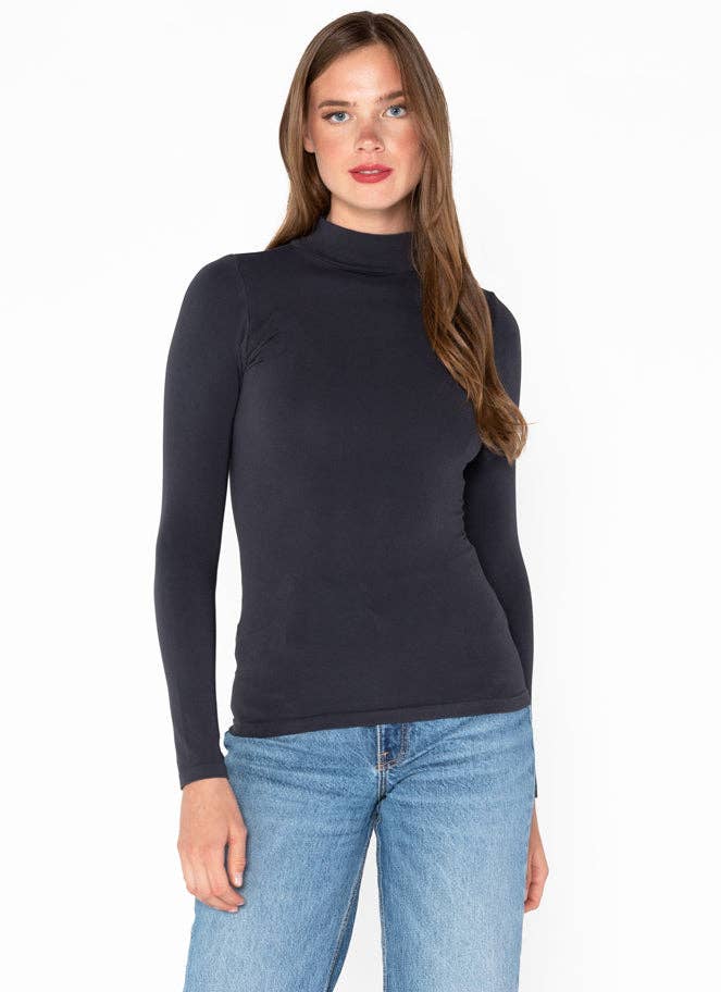 C'est Moi Clothing Co – wholesale Knit top – Women's – Bamboo Mock Neck Top- CEBT12106