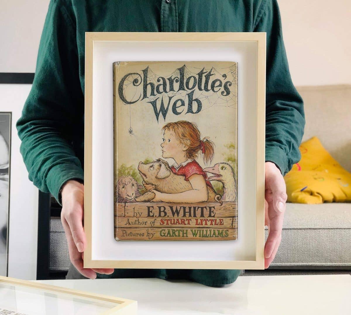 The Curious Desk - Wholesale Art Print - Charlotte’s Web by E. B. White Book Cover Print2