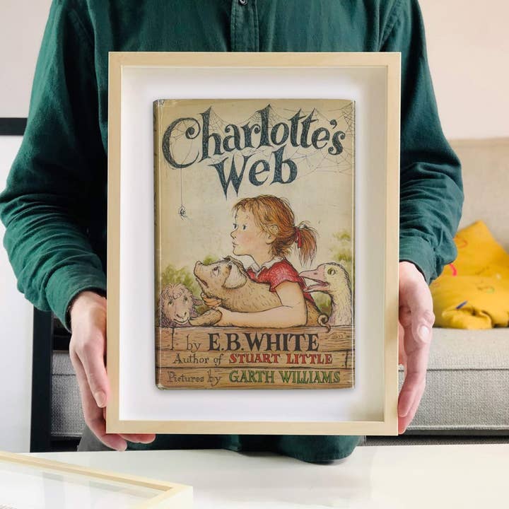The Curious Desk - Wholesale Art Print - Charlotte’s Web by E. B. White Book Cover Print2