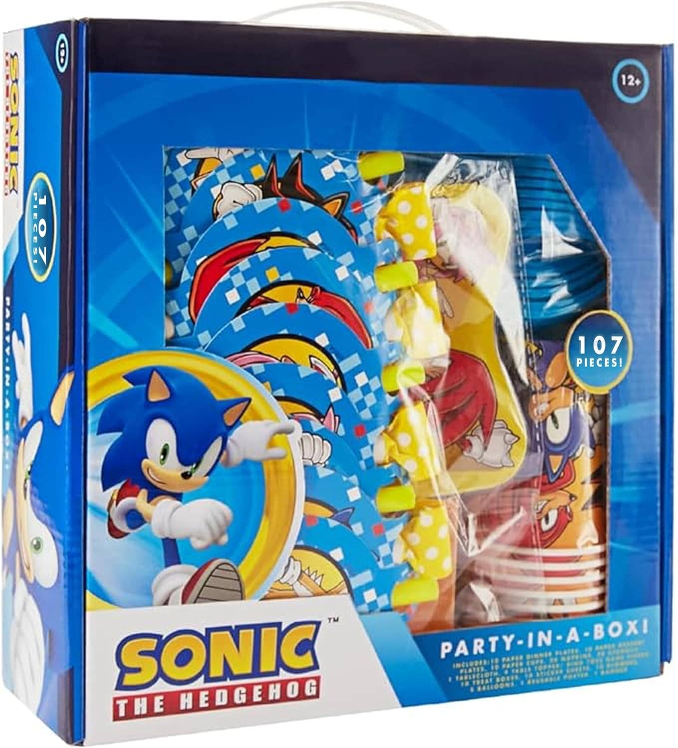 Mighty Mojo Toys - Wholesale Party Favor - Sonic The Hedgehog Birthday Party Kit