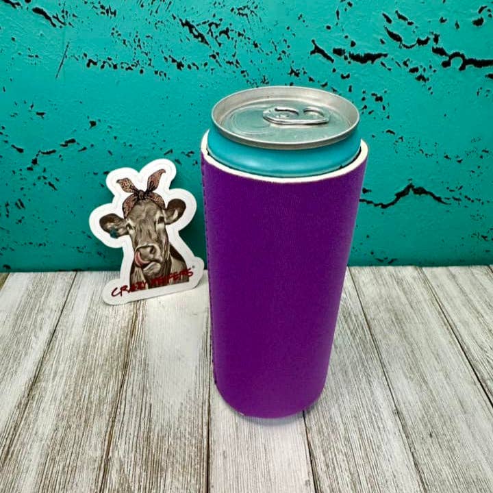 Crazy Heifers Wholesale - Wholesale Drink Huggers & Koozies - Neoprene Slim Can Coolers W/ Magnet-Solids5