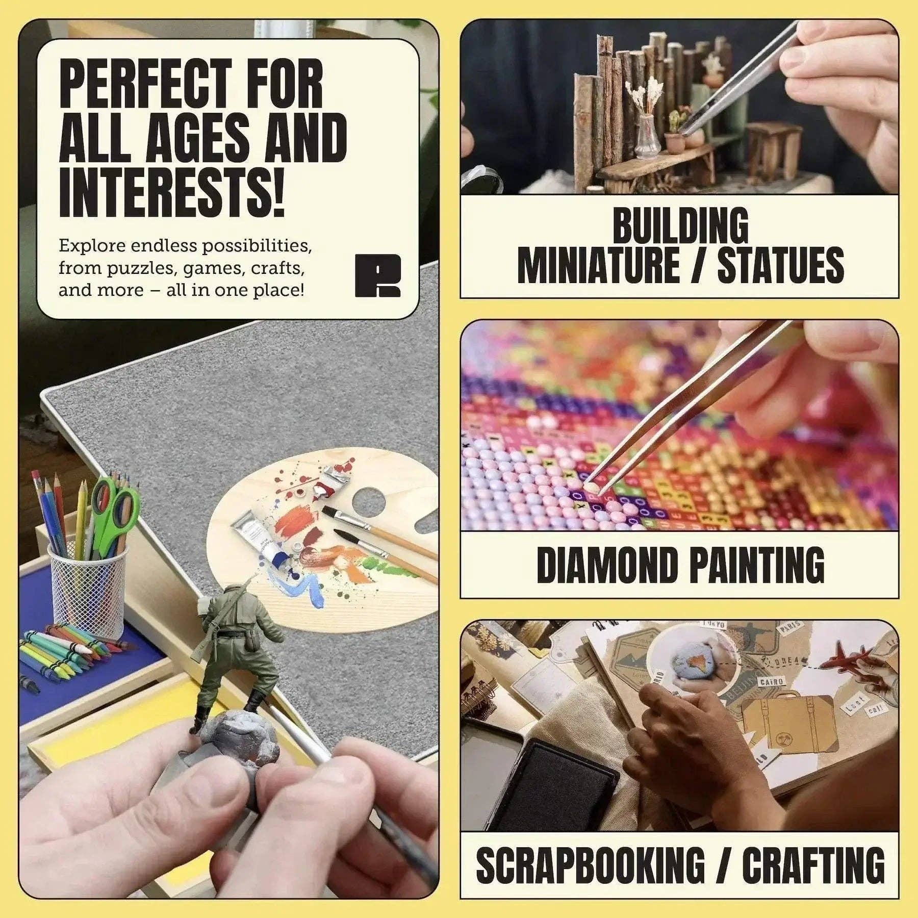 Puzzle Ready - Wholesale Puzzle - Adult - Puzzle Table with Legs – The Ultimate Jigsaw Puzzle Station for Families and Hobbyists5