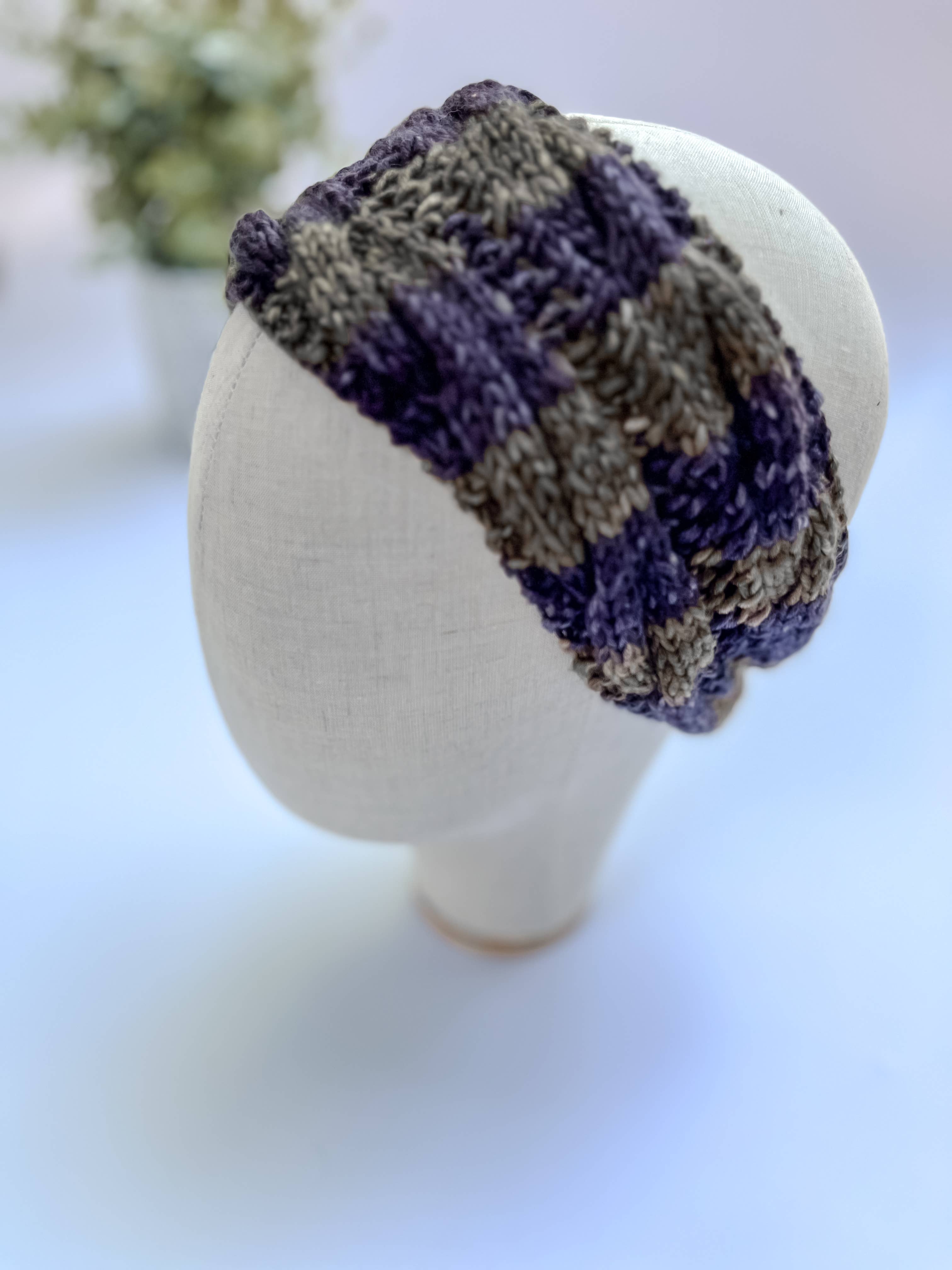 Hoagland Handmade - Wholesale Earwarmers/Ear Muffs - Women's - Hand-knit, hand-dyed merino adjustable ear warmer headband9