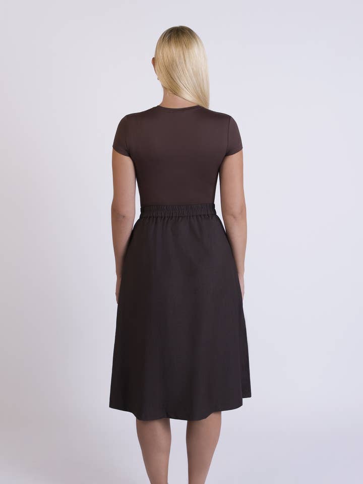 The Wool Midi Skirt for wholesale by Aam The Label