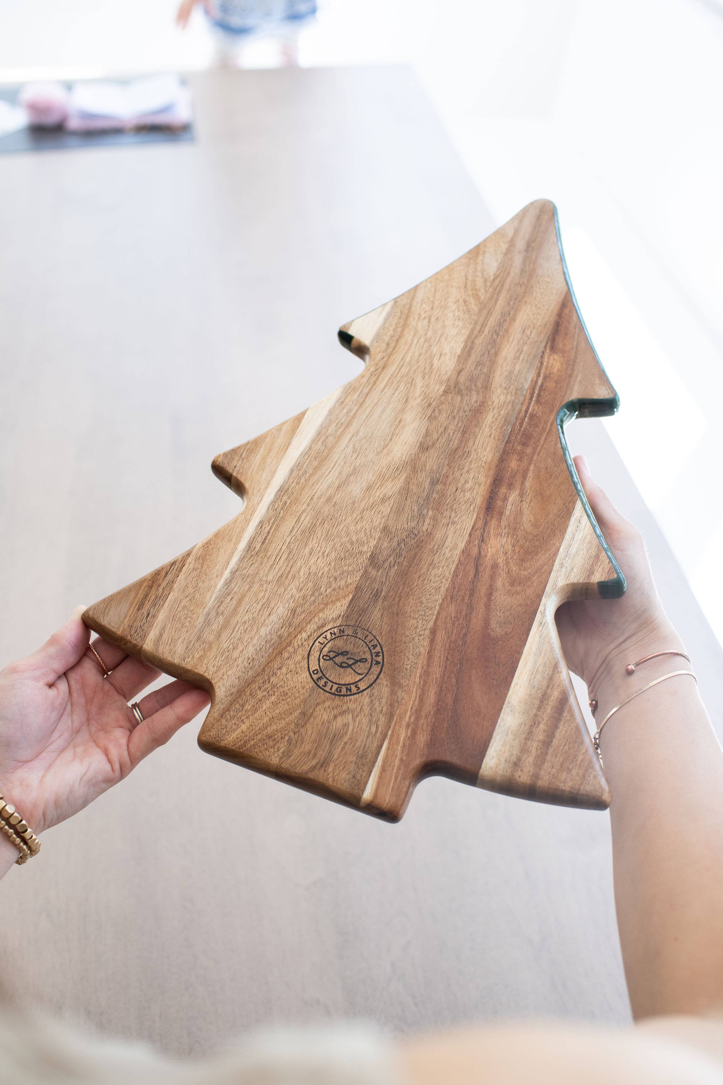 Lynn & Liana Designs - Wholesale Cheese Board - Christmas Tree Resin Charcuterie Board - NO TARIFFS!4