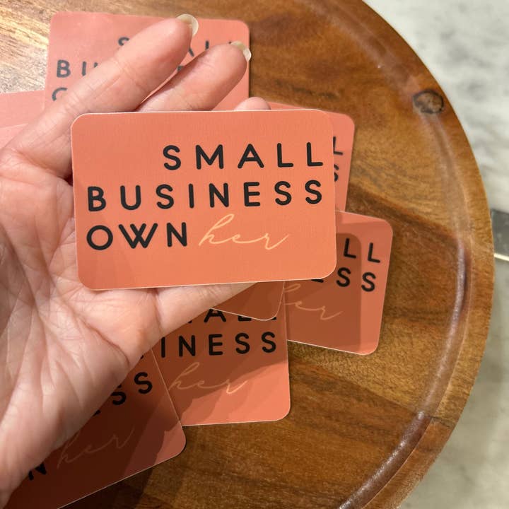 Axle Rose Co - Wholesale Sticker - Small business ownher sticker2