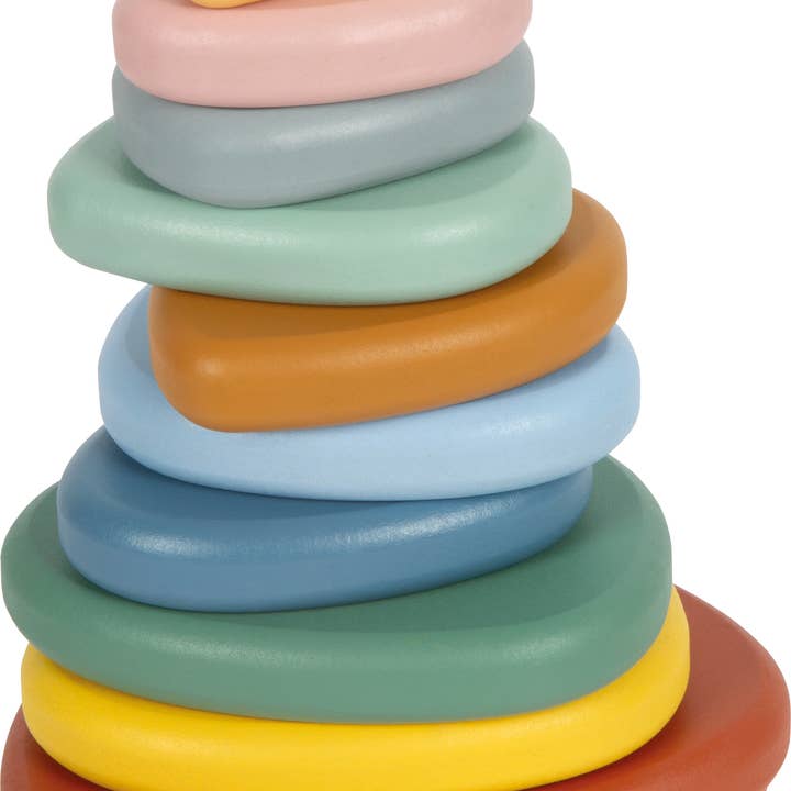 Gioco di equilibrio Montessori Pietre del fiume FSC 100% | Legno per la vendita all'ingrosso da parte di small foot