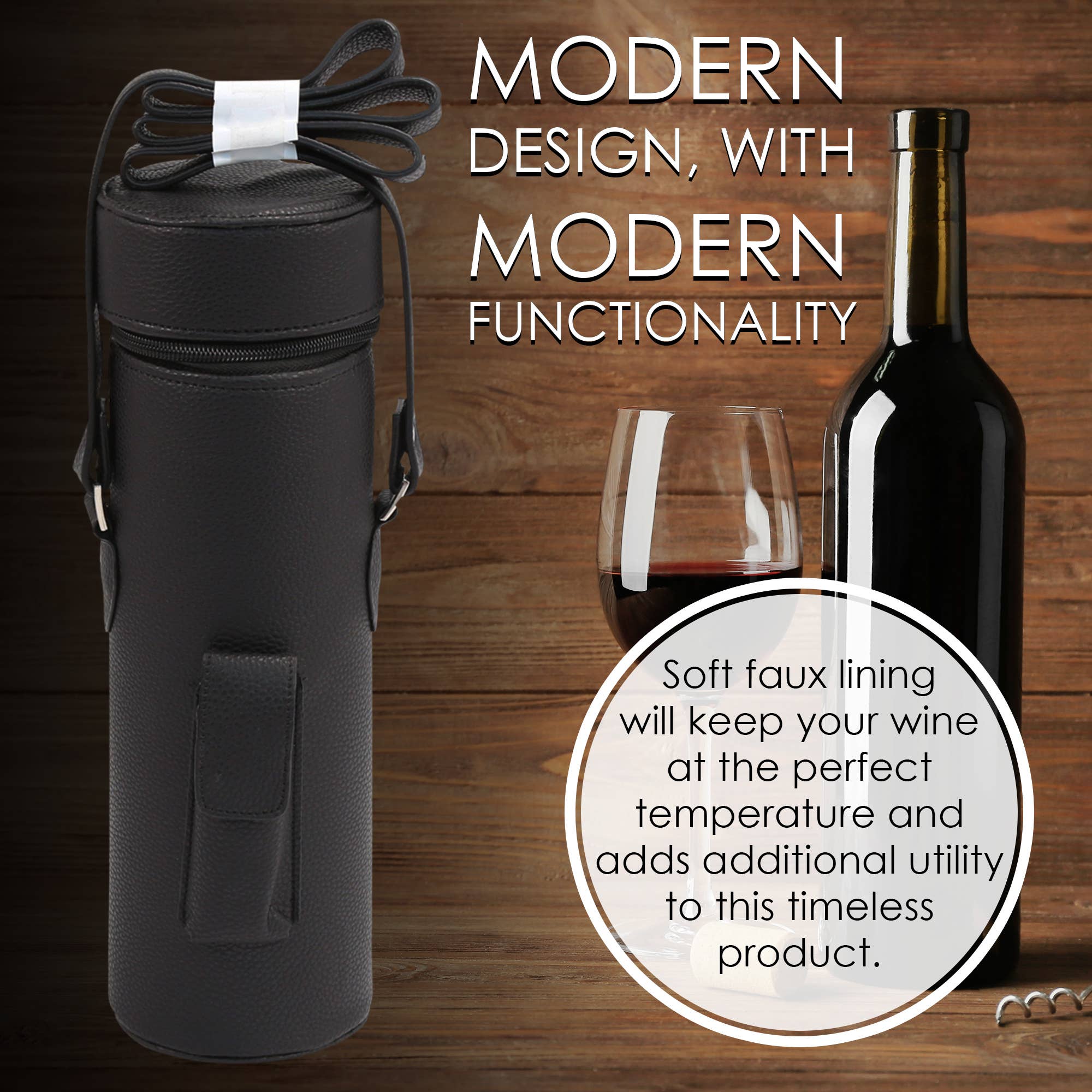 Primeware Inc. - Wholesale Wine Tote - Enclave Wine Single Bottle Carrier4