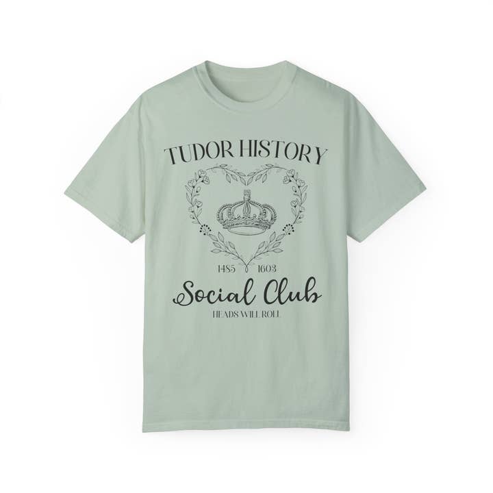 Opal and June - Wholesale Screen Printed T-Shirt - Women's - Tudor History Tee Shirt2