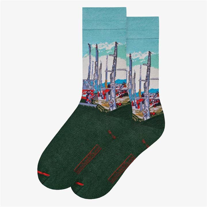 Emily Carr - Totem Poles, Kitseukla for wholesale by ART SOX - MuseARTa GmbH