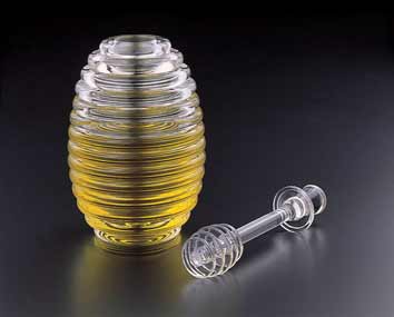 Huang Acrylic - Wholesale Honey Pot - Honey Jar W/ Server1