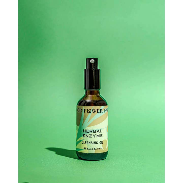 Good Flower Farm - Vente Nettoyants pour le visage - Huile nettoyante enzymatique à base de plantes/2 oz4