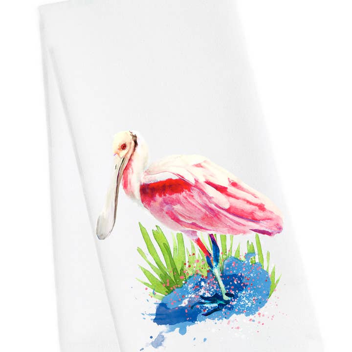 M Design Studio Gifts - Vente Torchons - Torchon Roseate Spoonbill