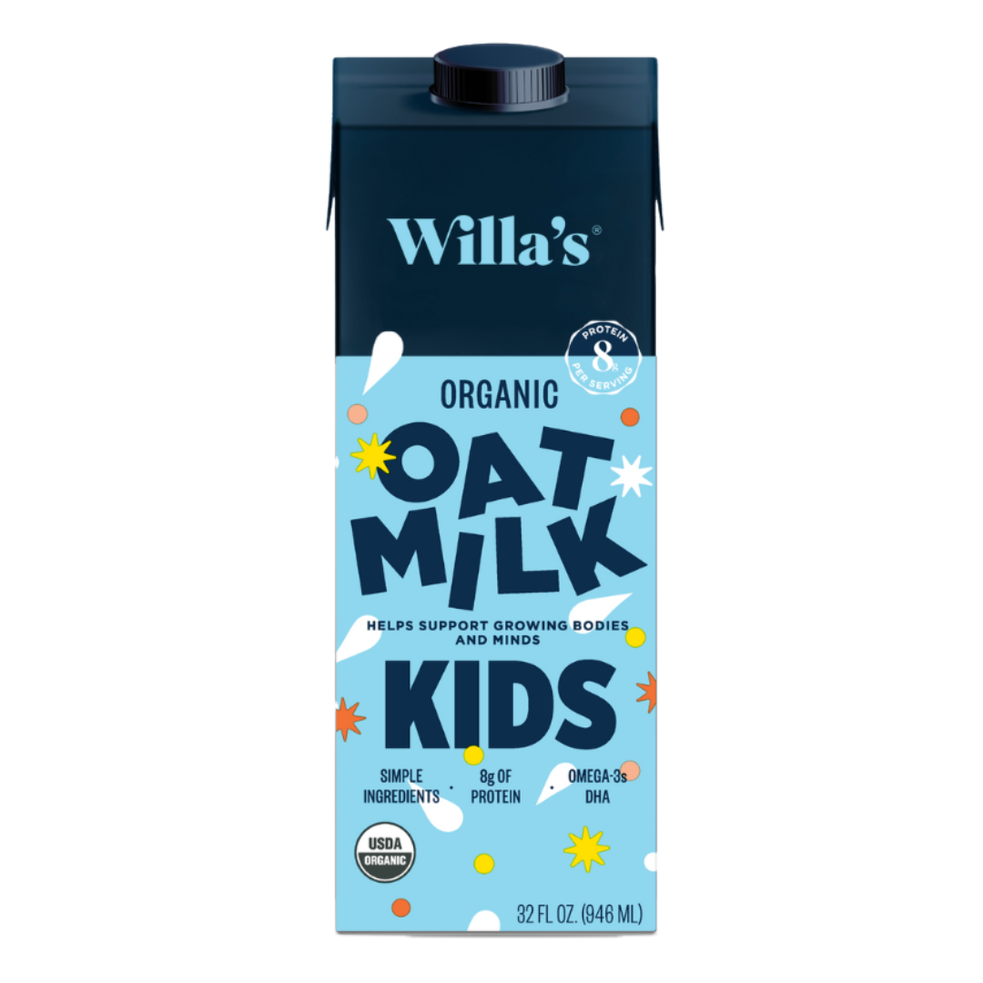 Willa's Organic Oat Milk - Wholesale Non-Dairy Milk - Willa's Organic Kids Oat Milk with Protein and Calcium1