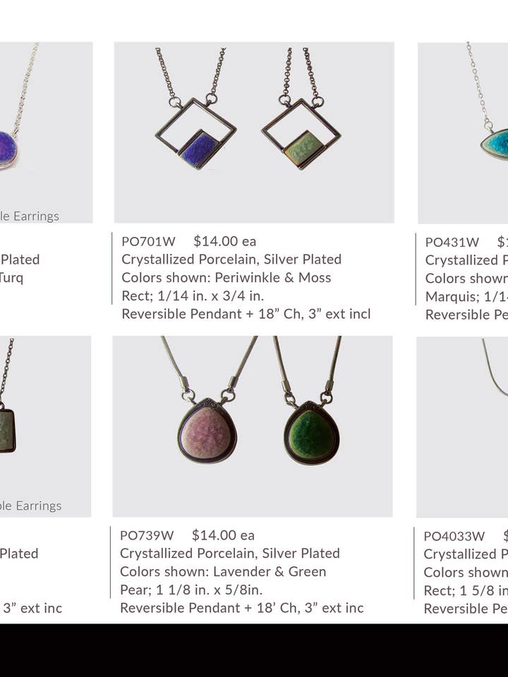 REVERSIBLE PENDANTS ASSORTMENT : 1 DOZEN for wholesale by Angel Sayings