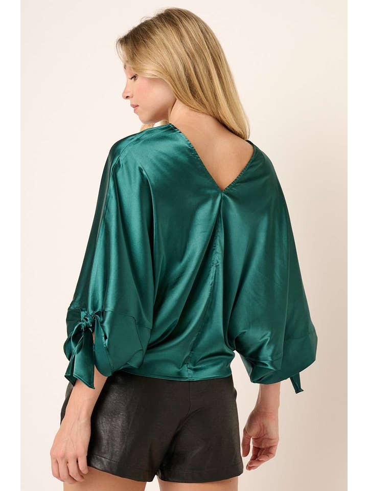 mittoshop - Wholesale Blouse - Women's - SATIN TIE BLOUSE5