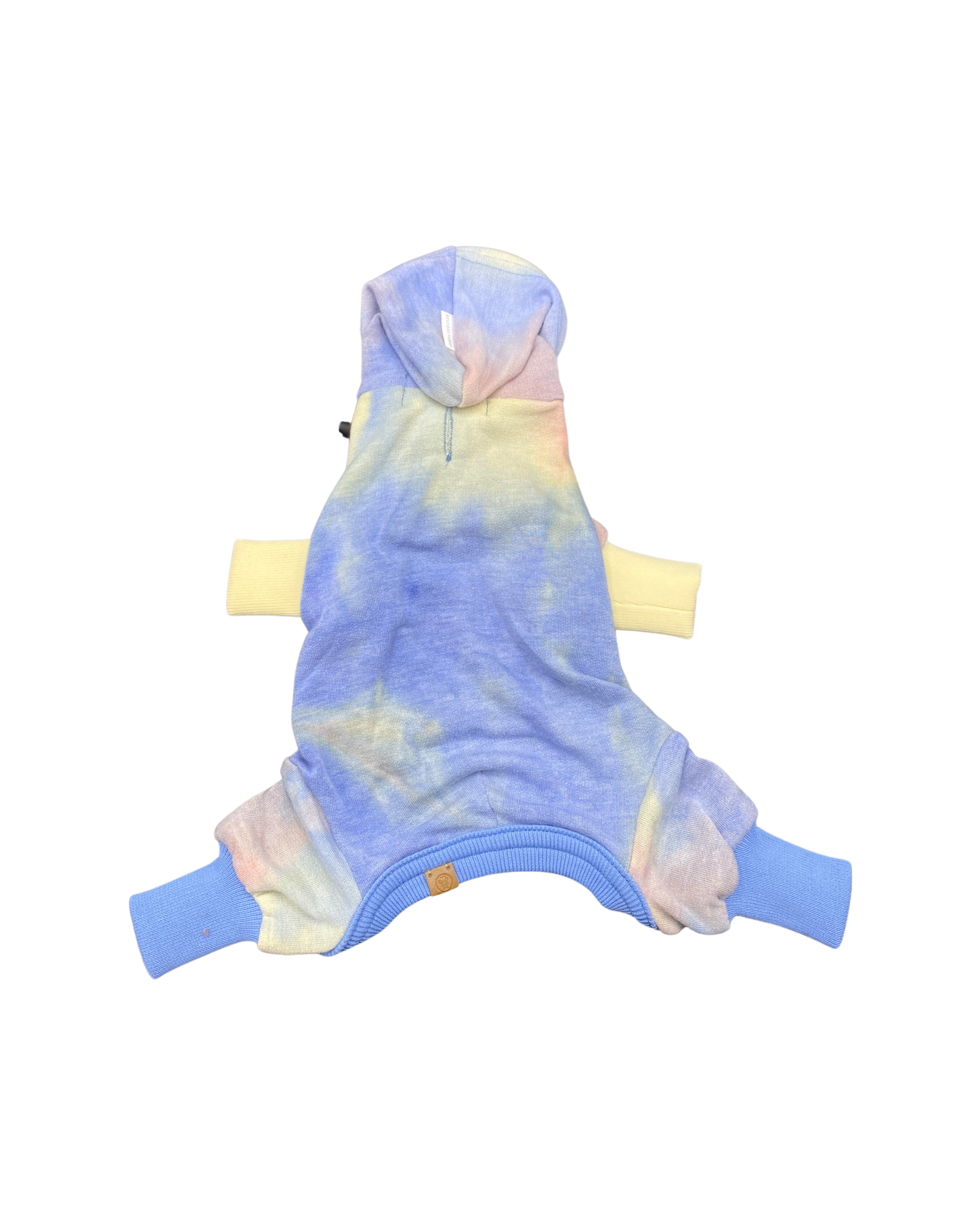Bespoke Paws - Wholesale Pet Hoodie - Dog - 'Dale' Rainbow Tie-Dye Hooded Onesie2