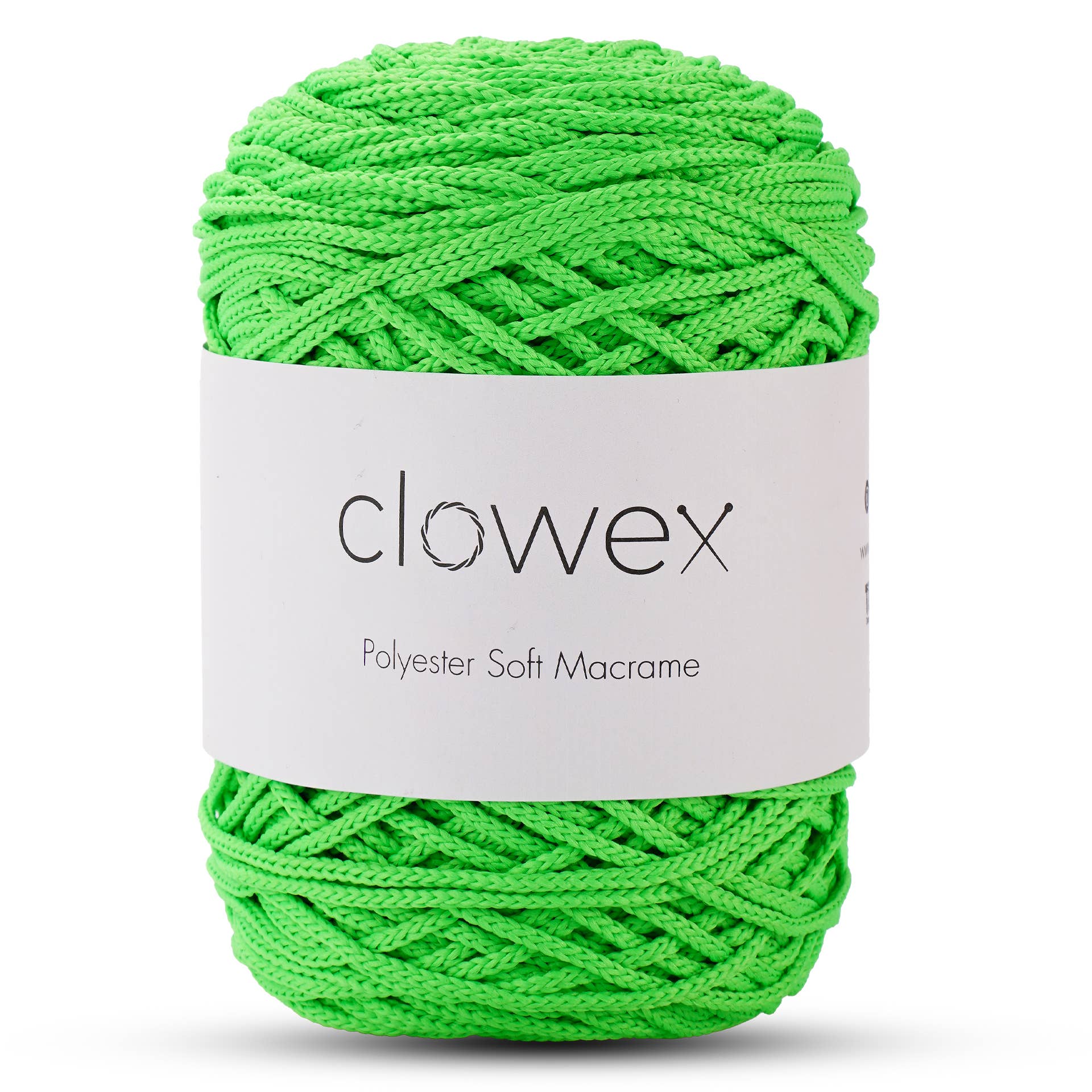 Clowex Textile LLC - Vente Fils à tricoter - Corde Macramé Douce en Polyester 2,5 mm, Fil de Corde Tressé Coloré35