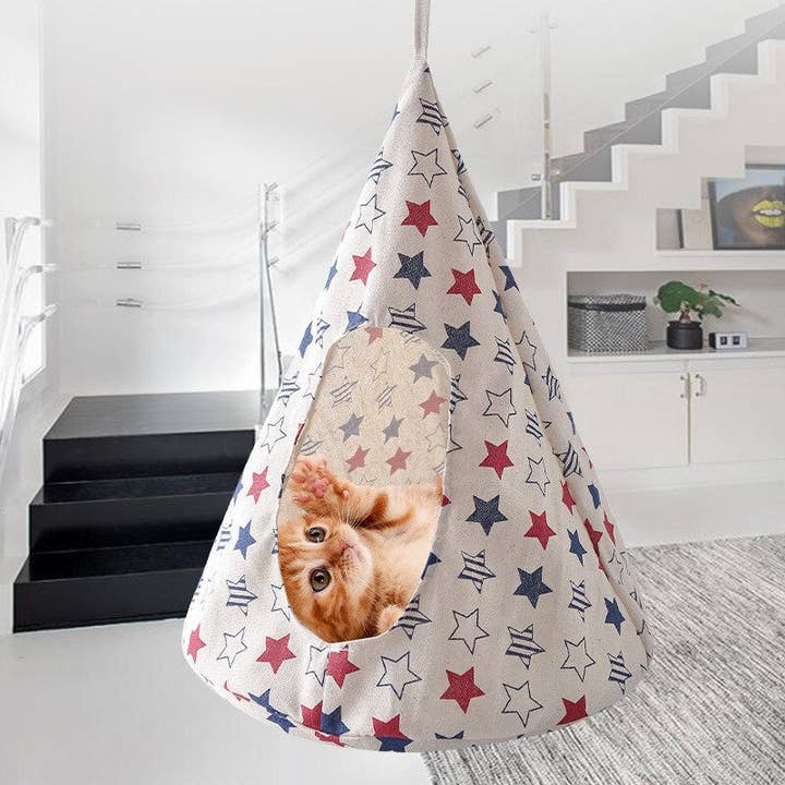 Furr-Baby Gifts - Wholesale Pet Bed - Cat - Pet Hammock With Printing Hanging for Kitten, Cat, Puppy and Dog1