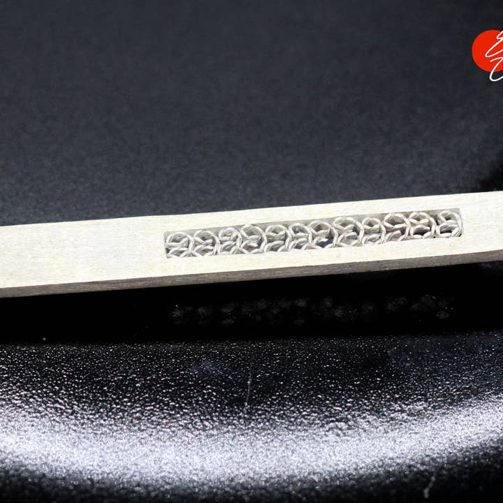 Tie clip “Farandole Ô” for wholesale by Etcaetera Création