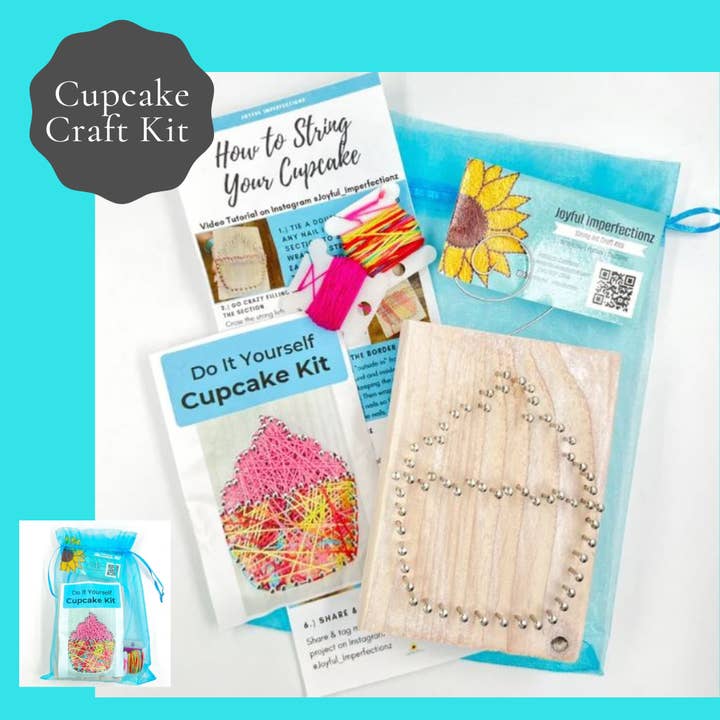 Birthday Cupcake Craft | Birthday Card Holder | Cupcake Kit for wholesale by Joyful Imperfectionz