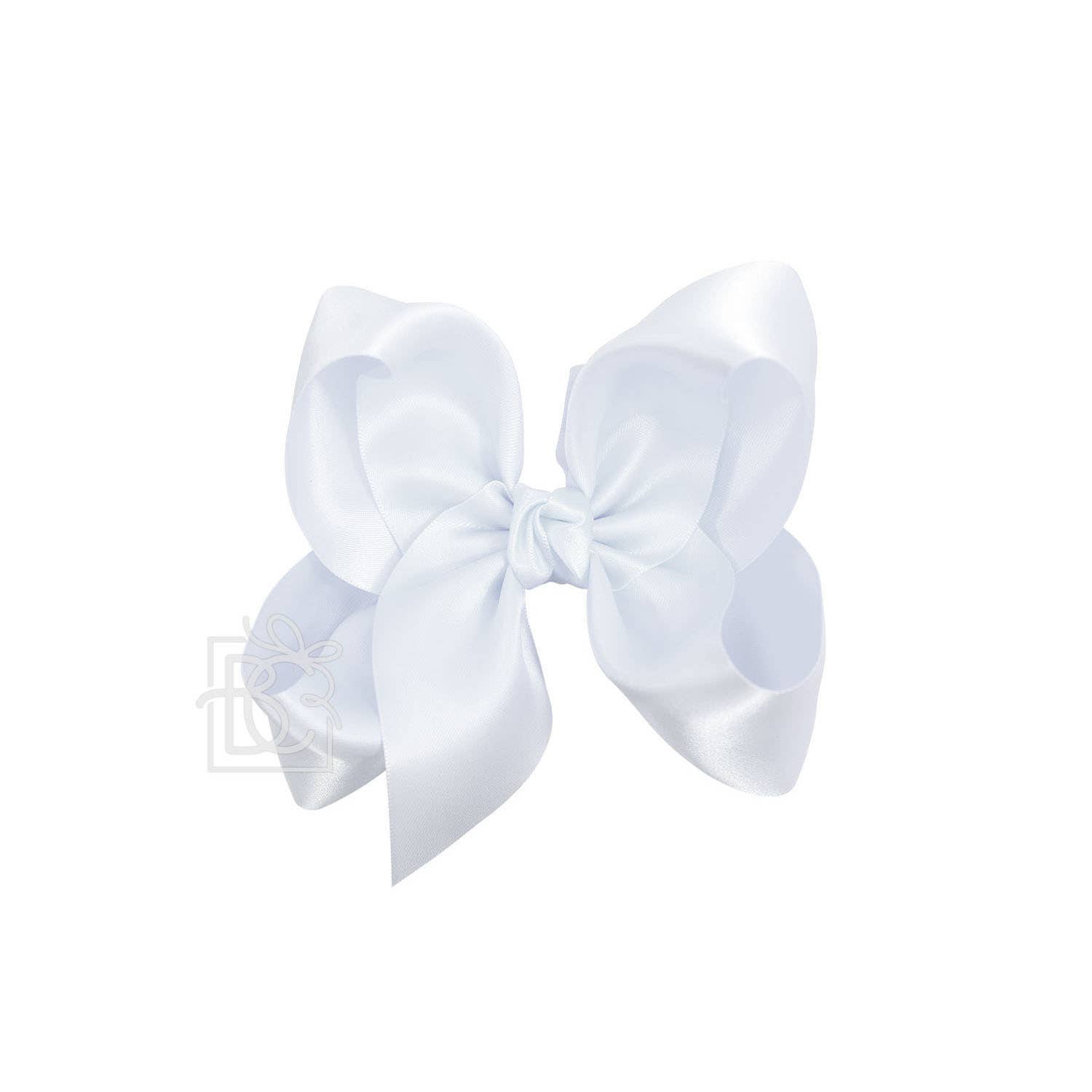 Beyond Creations, LLC - Wholesale Hair Bow - Kids - SATIN BOW ON CLIP143