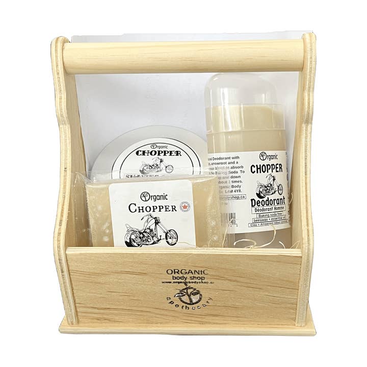Chopper Shave Tool Box for wholesale by Organic Body Shop