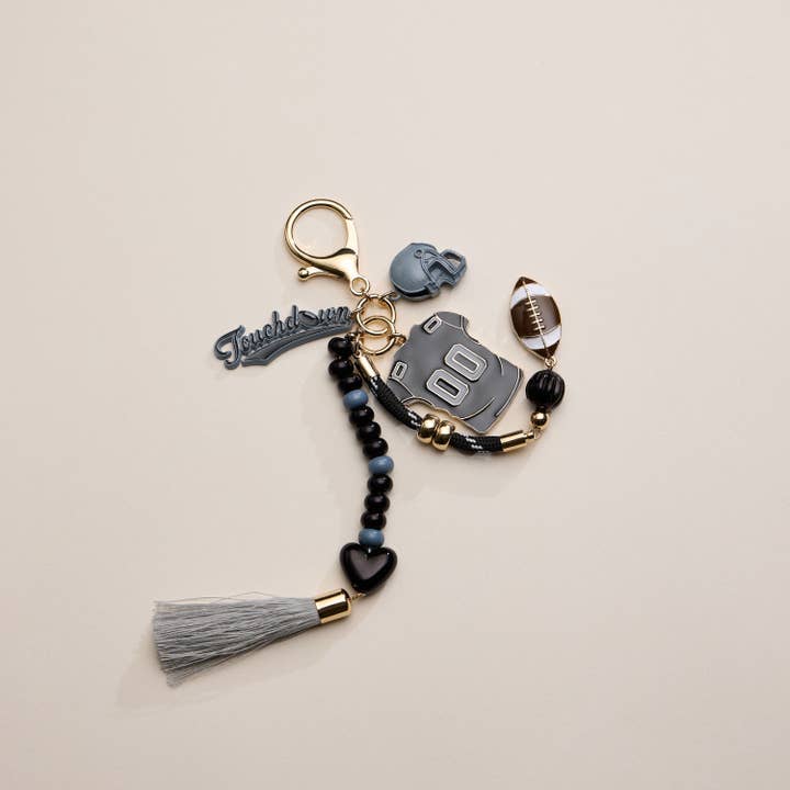 Frem - Wholesale Keychain - Women's - NFL Team Gameday Football Keychain – Football Jersey, Helmet, Touchdown Charm & Tassel Bag Accessory25