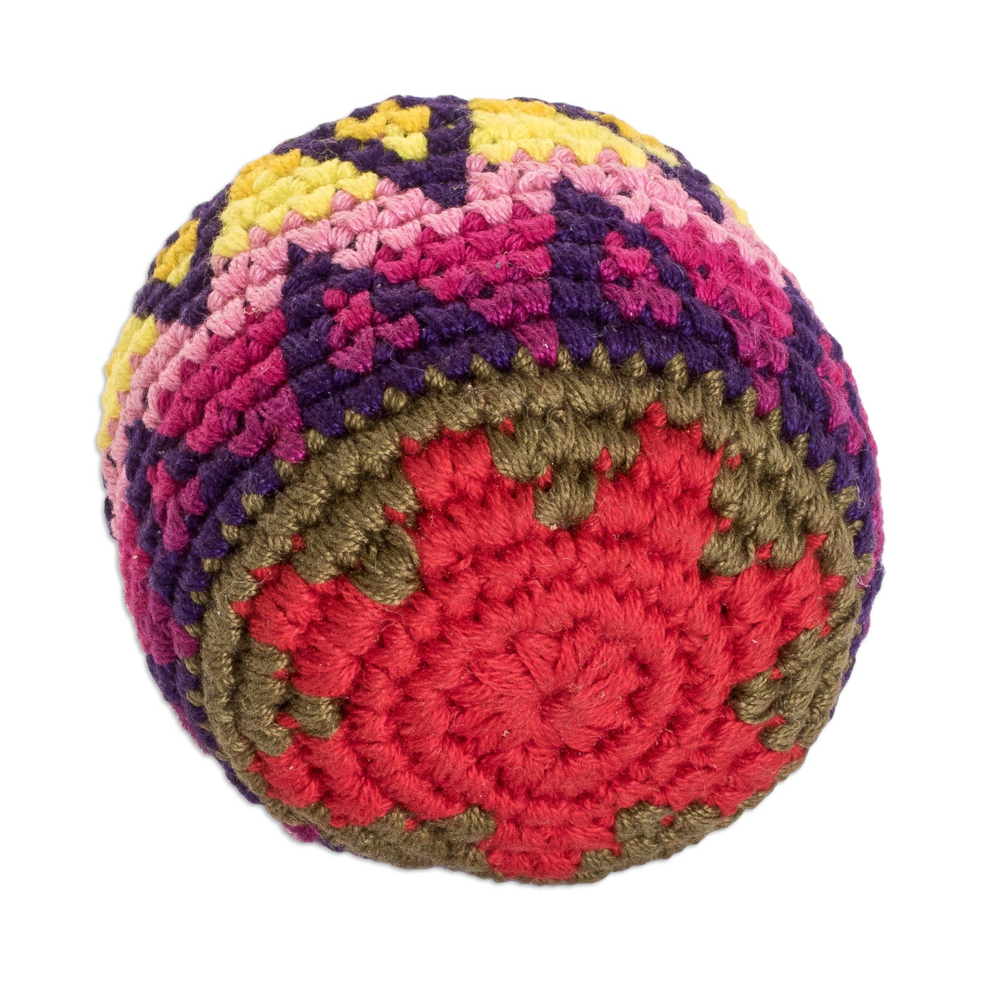 NOVICA - Wholesale Classic Toy - Kids - Novica Handmade Geometric Mix Cotton Hacky Sack3