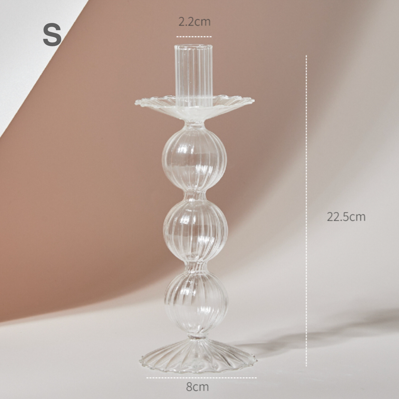 IVORE.GROUP (We cover All Import duty) – Suporte de vela por atacado – Castiçal moderno de vidro transparente18