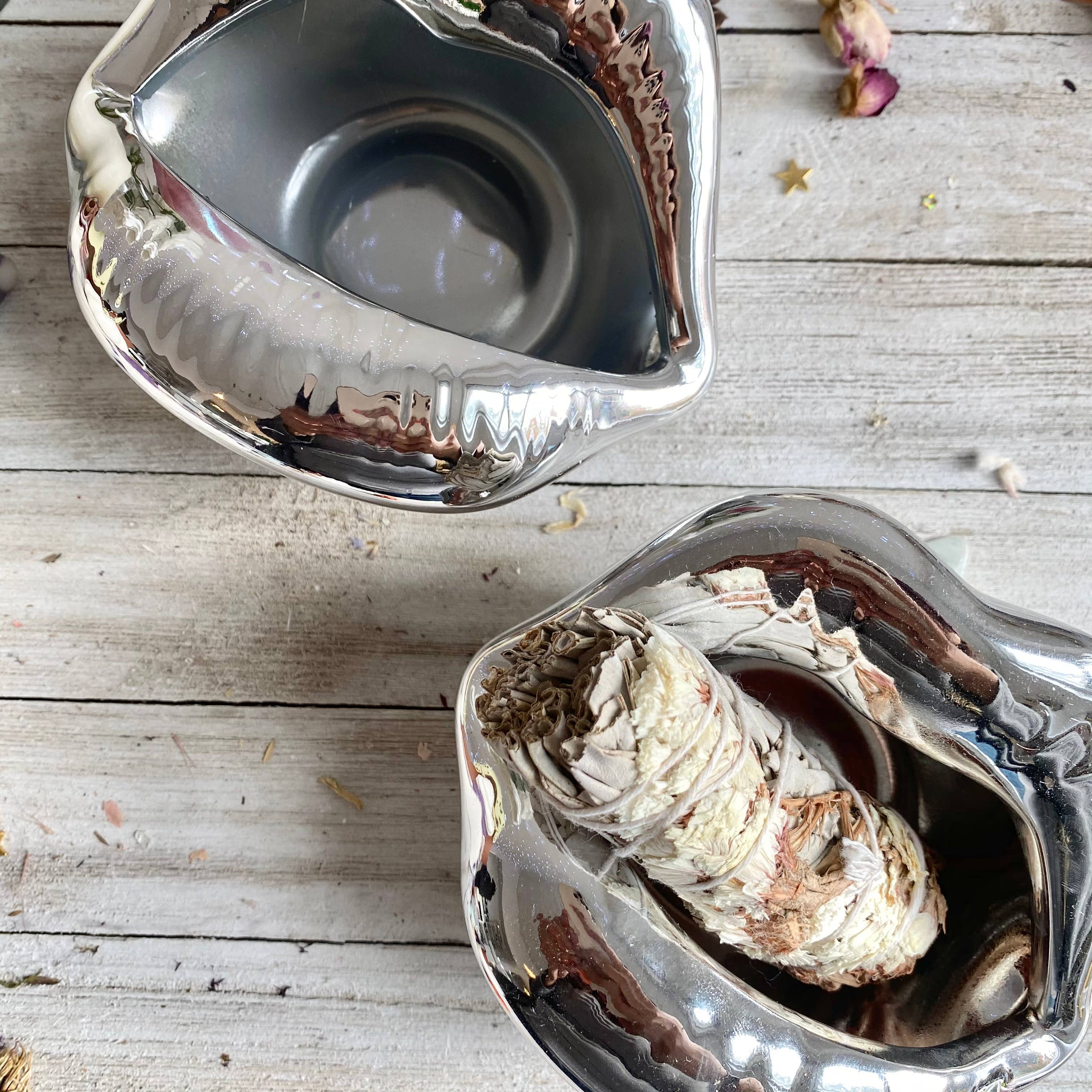 Lunastry - Wholesale Decorative Plate/Dish/Bowl - Silver Lip Bowl 0