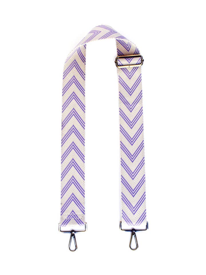 Sangle Ziggy Strap en lavande, bandoulière de sac à main interchangeable pour la vente par Bodomint