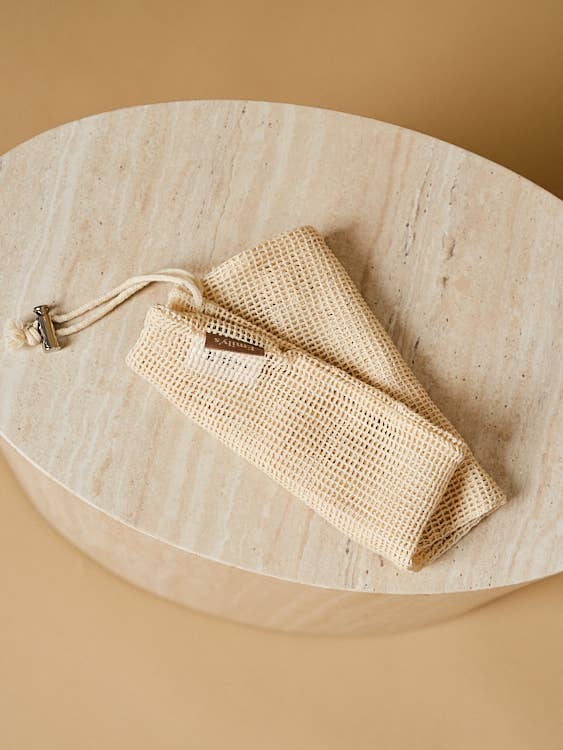 Natural fiber wash net for wholesale by Emily's Pillow