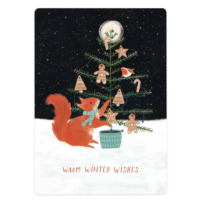 'Squirrel' Card for wholesale by The Lemonbird