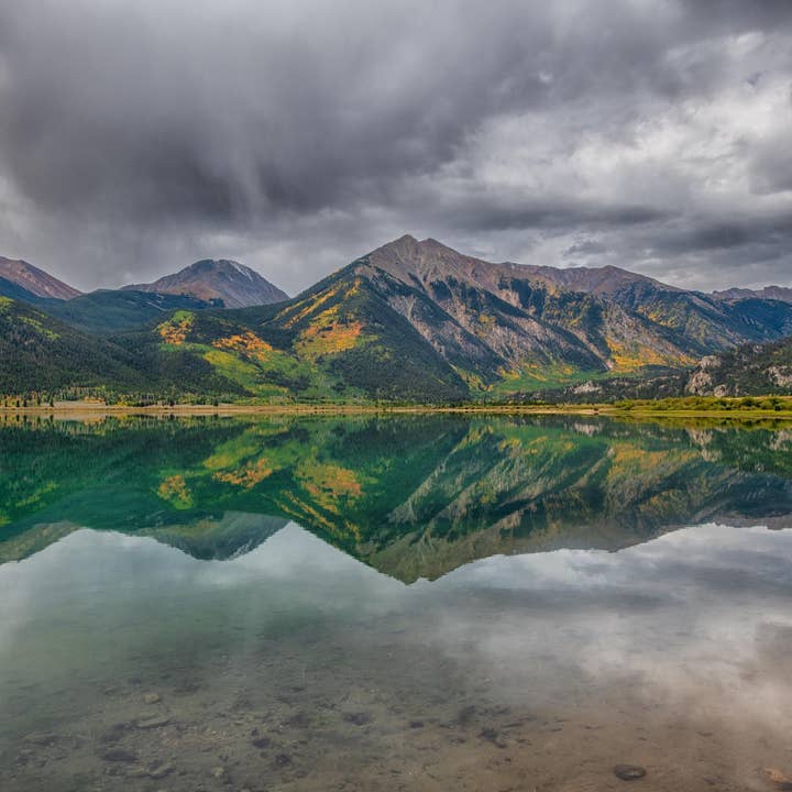 Canvas Print - Twin Lakes Scene - Multi-Size for wholesale by 998 Millibar Photography