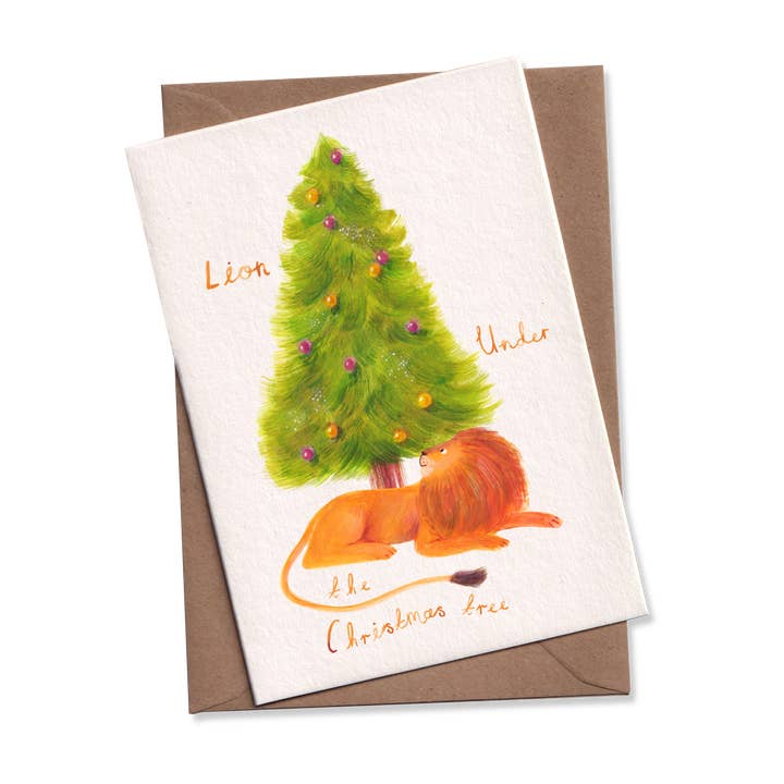 Lion Under the Christmas Tree for wholesale by Studio Molini