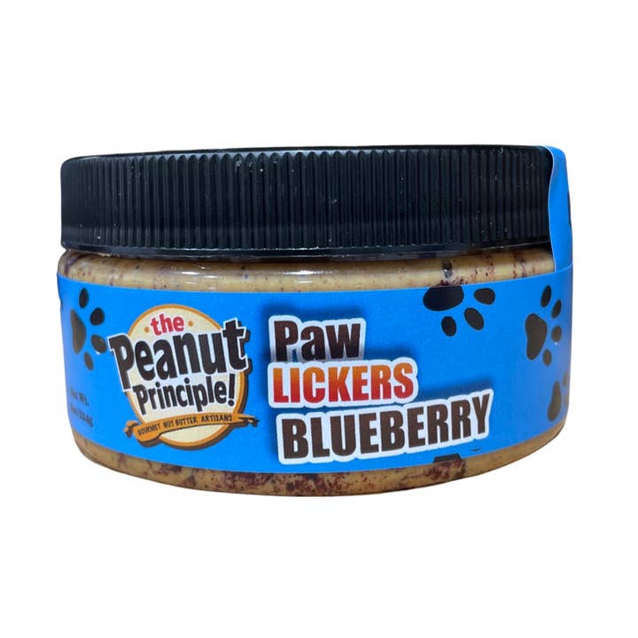 Pawlickers Blueberry Dog Peanut Butter for wholesale by The Peanut Principle