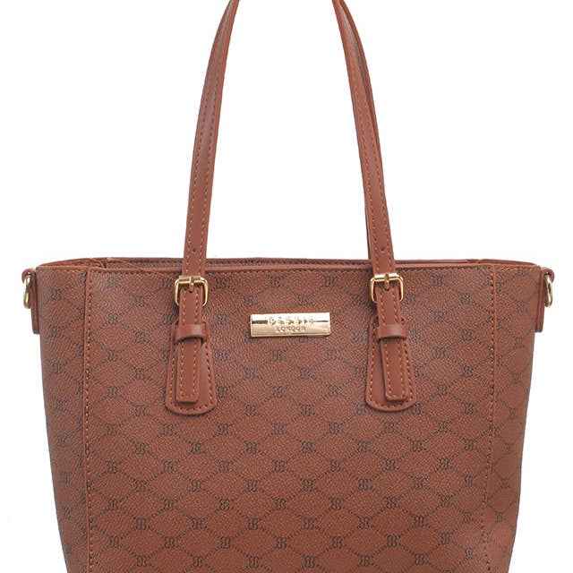 Bessie London - Wholesale Shoulder Bag - Women's - MONOGRAM 2 IN 1 SHOULDER BAG26